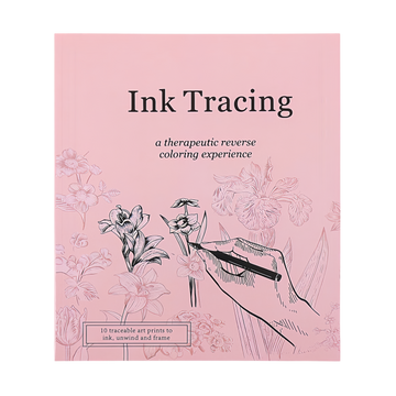 Meditative Coloring Experience – Ink Tracing Art Book