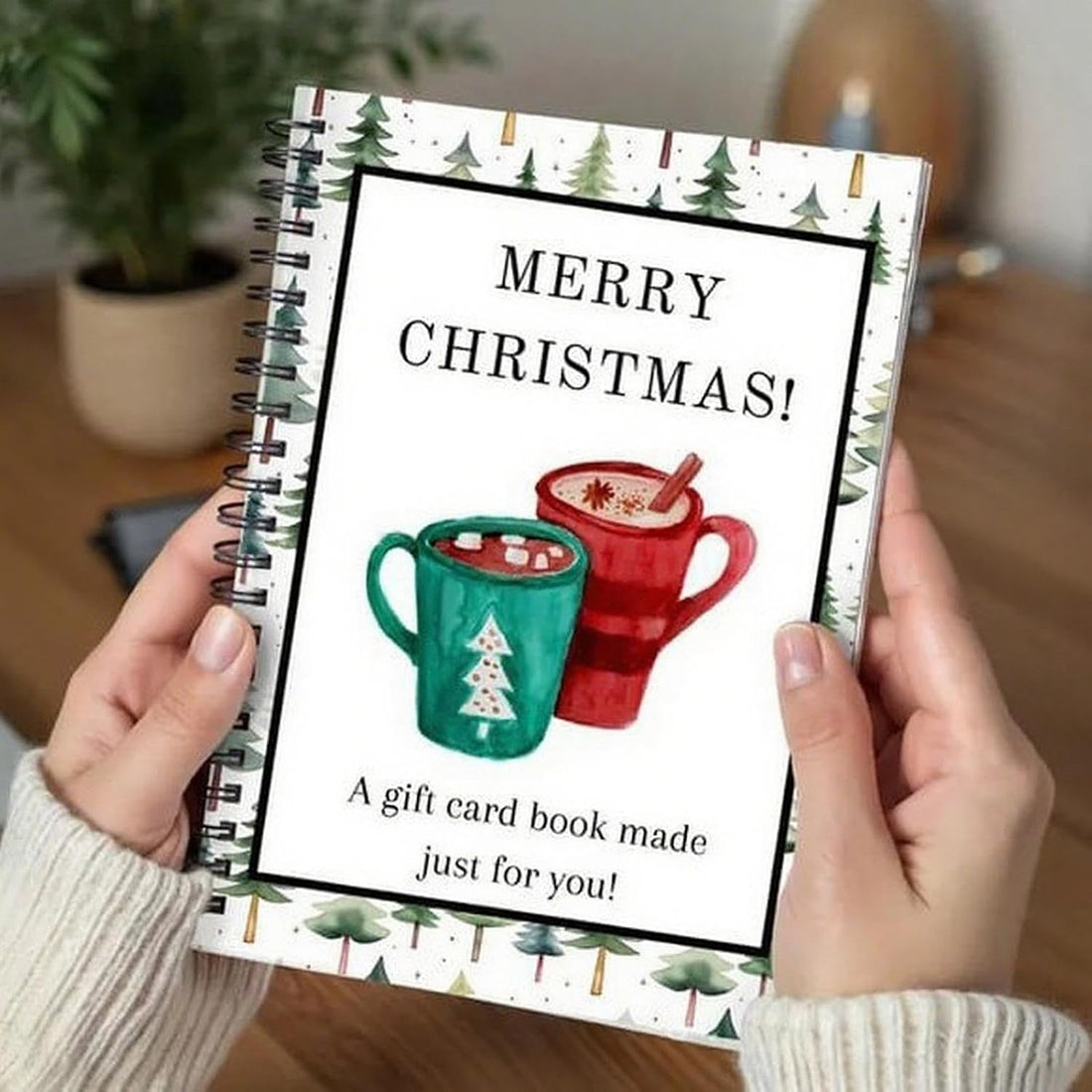 Christmas Gift Card Book, DIY Holiday Gift Card Holder Booklet