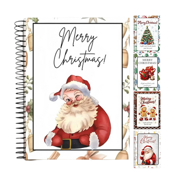 Christmas Gift Card Book, DIY Spiral-Bound Holiday Gift Card Holder