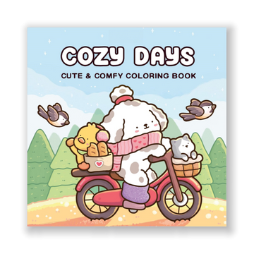 Cozy Days: Coloring Book for Adults and Kids