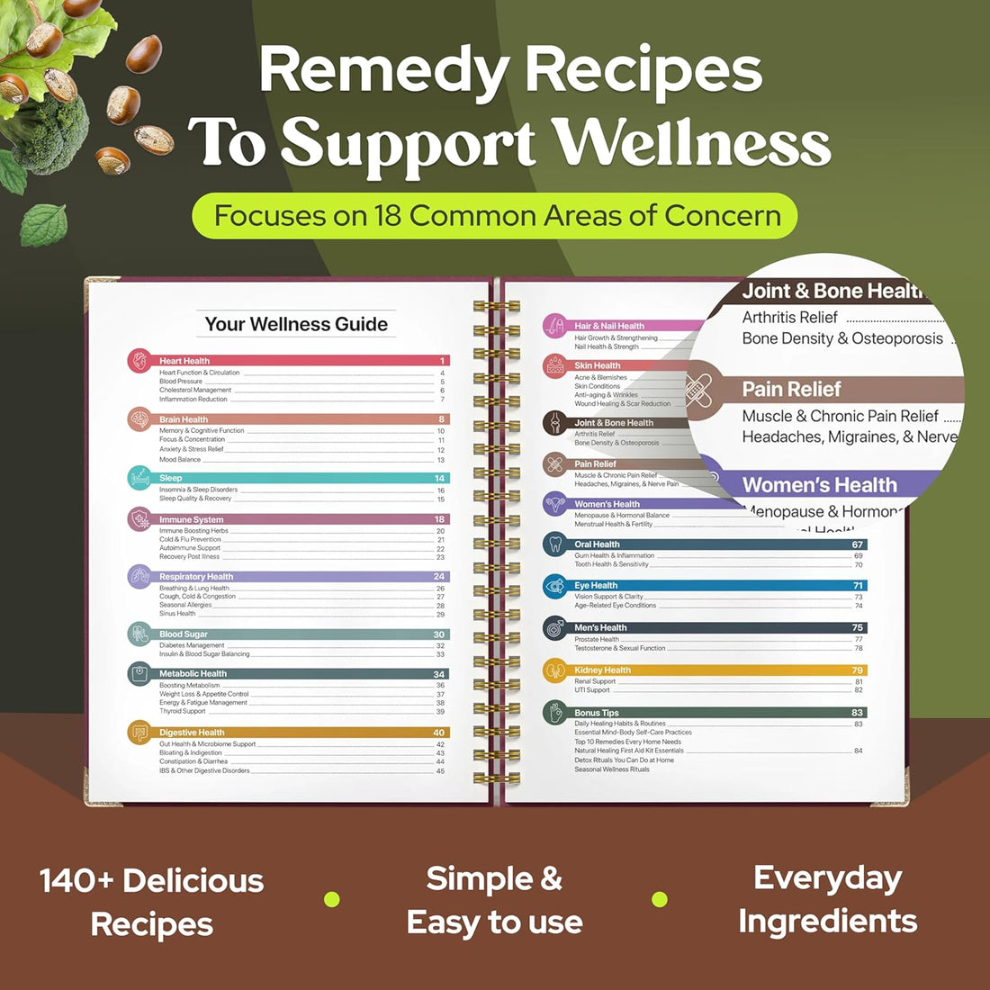 The Natural Healing Handbook - Simple Recipes & Remedies