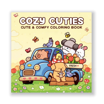 Cozy Cuties: Coloring Book for Adults and Kids