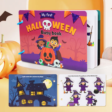 Halloween Busy Book for Kids – Interactive Early Learning Activity Book