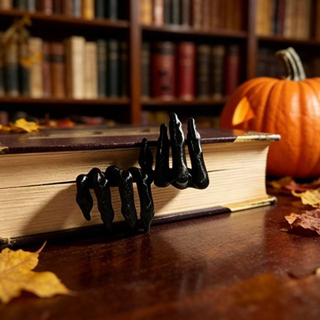 Halloween Demon Hand Bookmark – 3D Spooky Book Clip for Book Lovers
