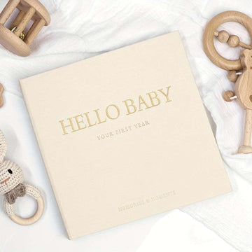 Hello Baby Your First Year - Baby Keepsake Journal